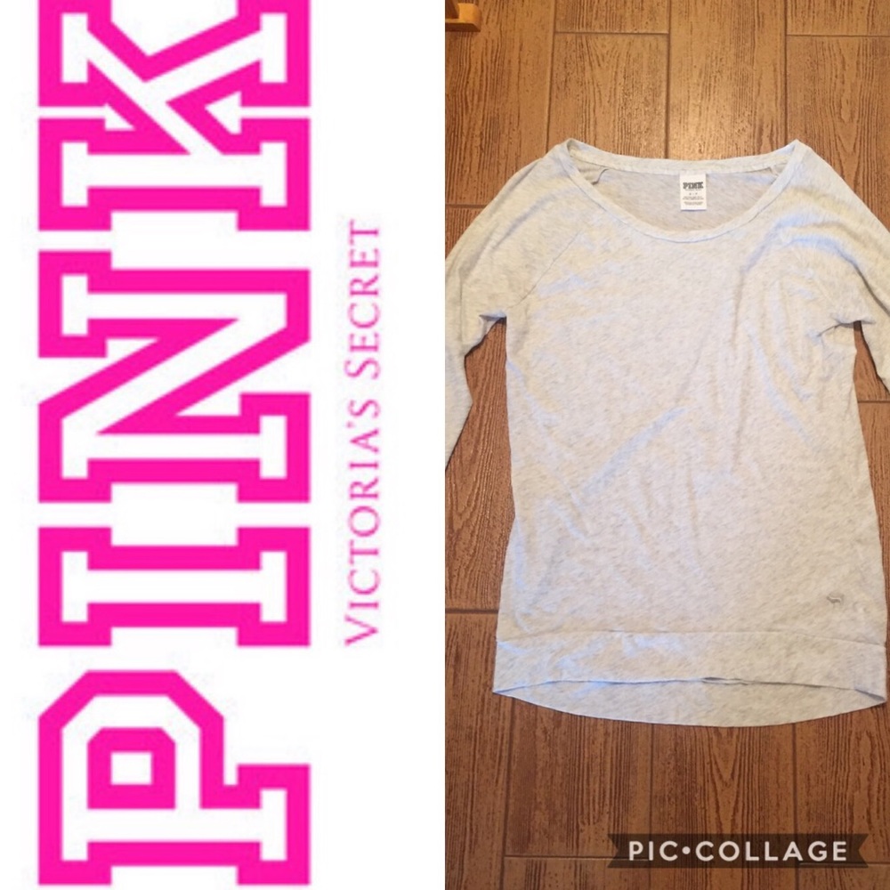 PINK long sleeve yoga shirt